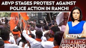 ABVP Protests Against Police Brutality In Ranchi, Workers Detained