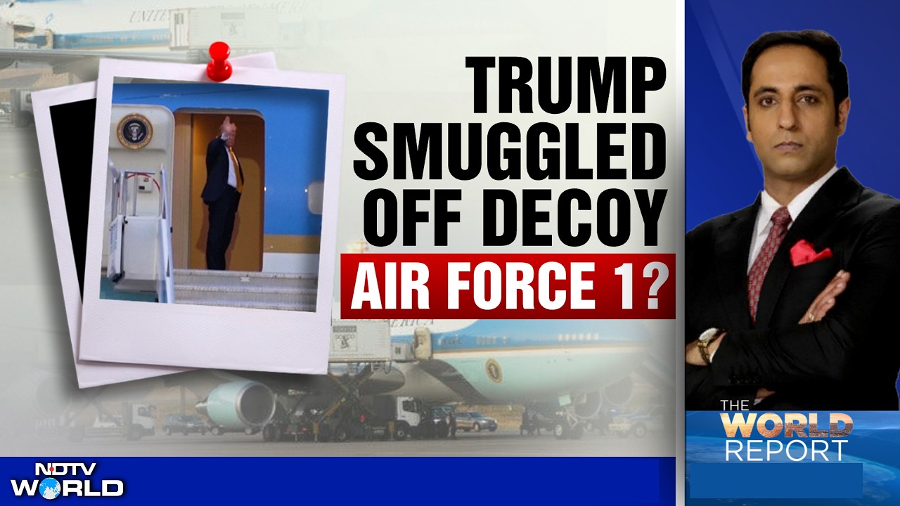 Raw Footage: Secret Service Smuggles Trump Out Of Air Force One In Catering Truck To Escape Iran