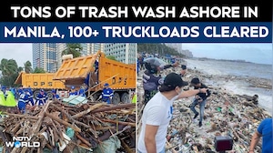 Philippine Rain: Tons Of Trash Wash Ashore In Manila, 100+ Truckloads Cleared
