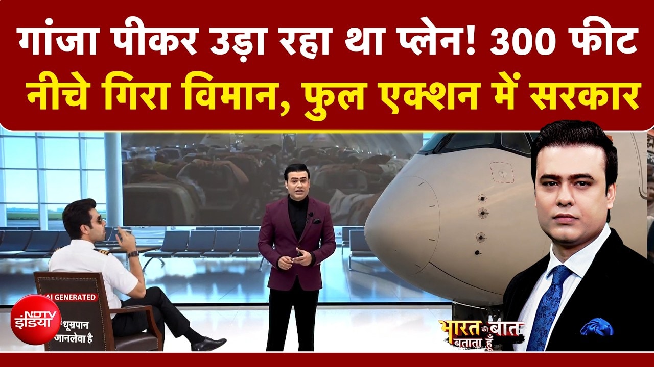 गांजा पीकर उड़ा रहा था प्लेन! 300 फीट नीचे गिरा विमान!