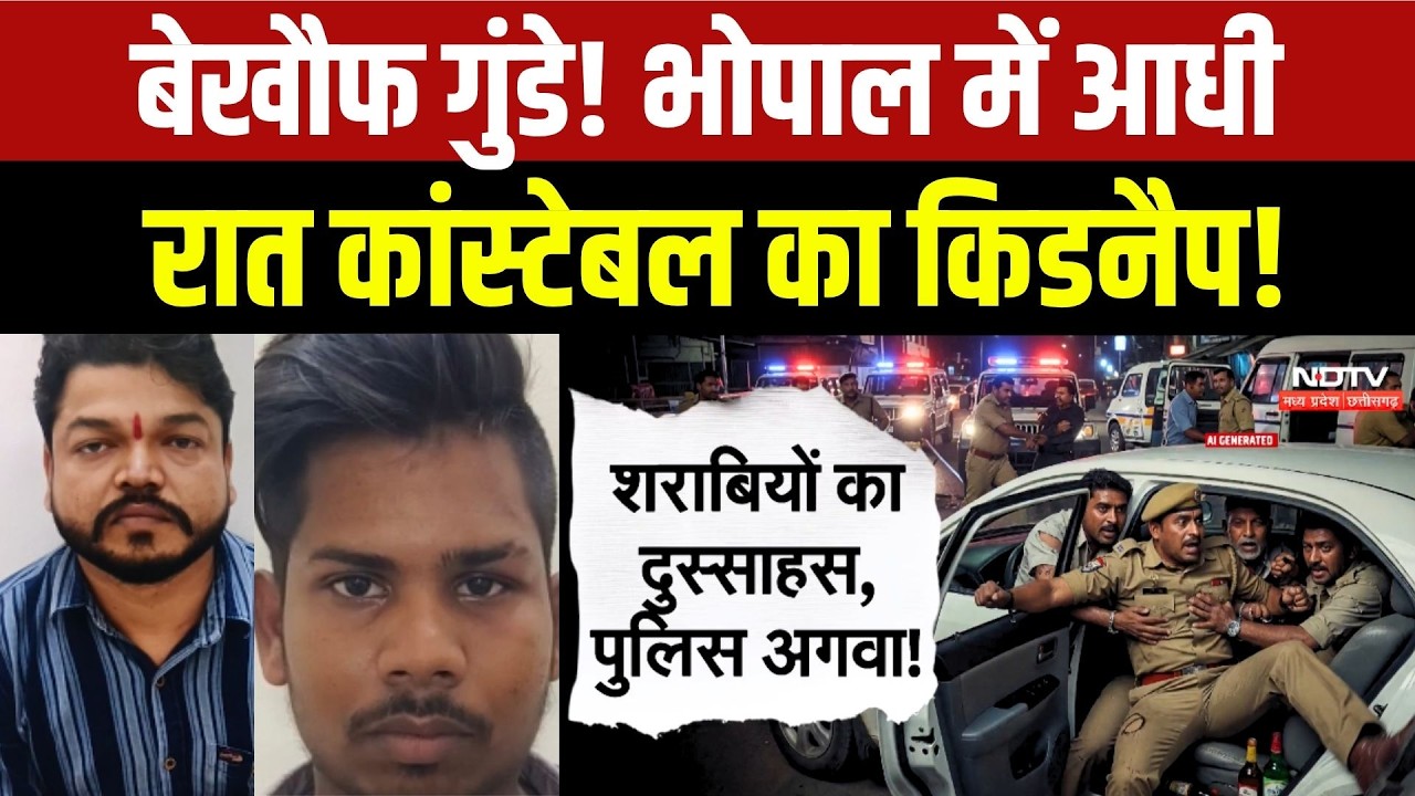Bhopal Crime: बेखौफ गुंडे! भोपाल में आधी रात Constable का Kidnap!