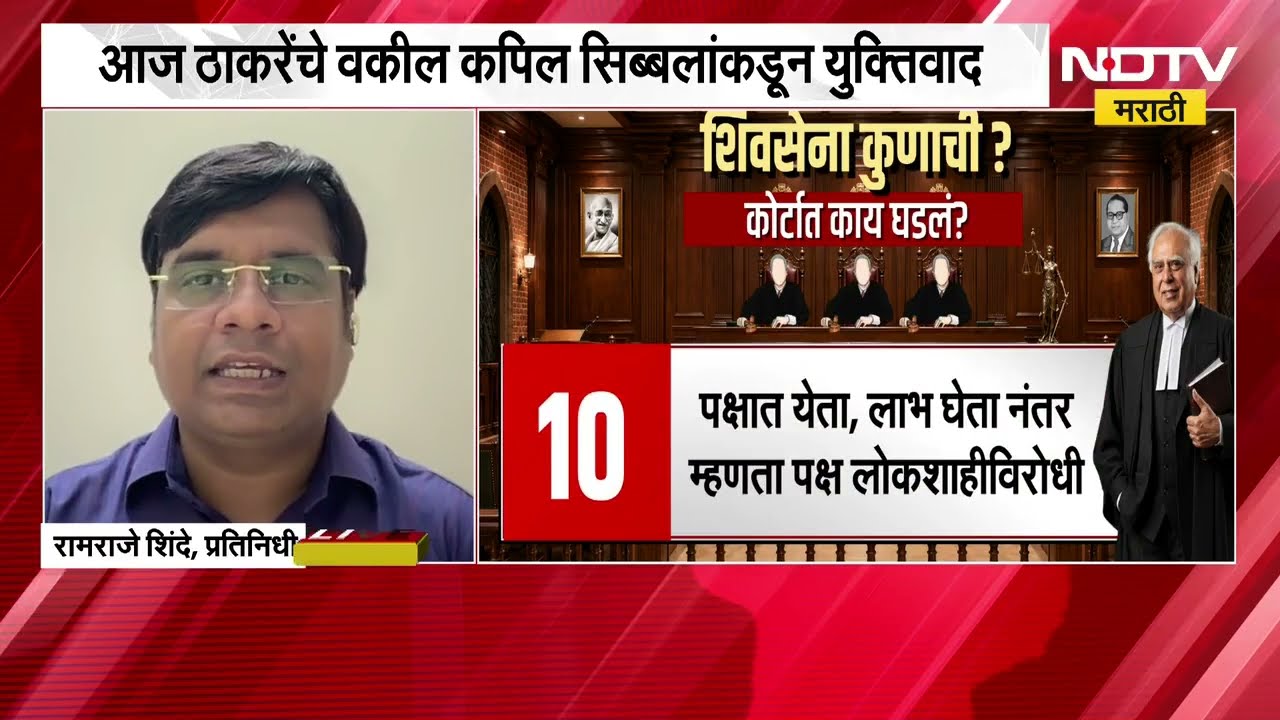 Shivsena | Shinde Vs Thackeray | "संविधान लोकशाही की अलोकशाही ठरवण्याचा अधिकार आयोगाला नाही"
