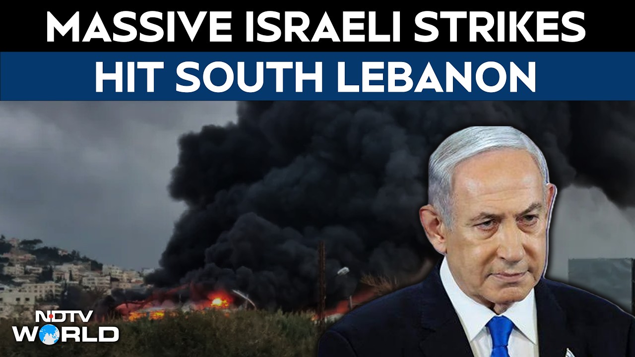Israel Bombs South Lebanon, 'Massive' Strikes Reported By State Media
