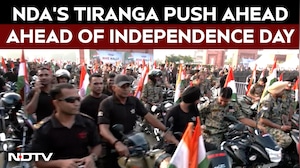 NDA's Tiranga Rally Begins In Delhi Ahead Of Independence Day