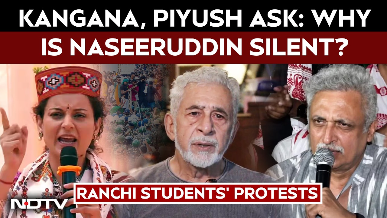 Kangana Ranaut, Piyush Mishra Jab Naseeruddin Shah For Silence On Ranchi Protests