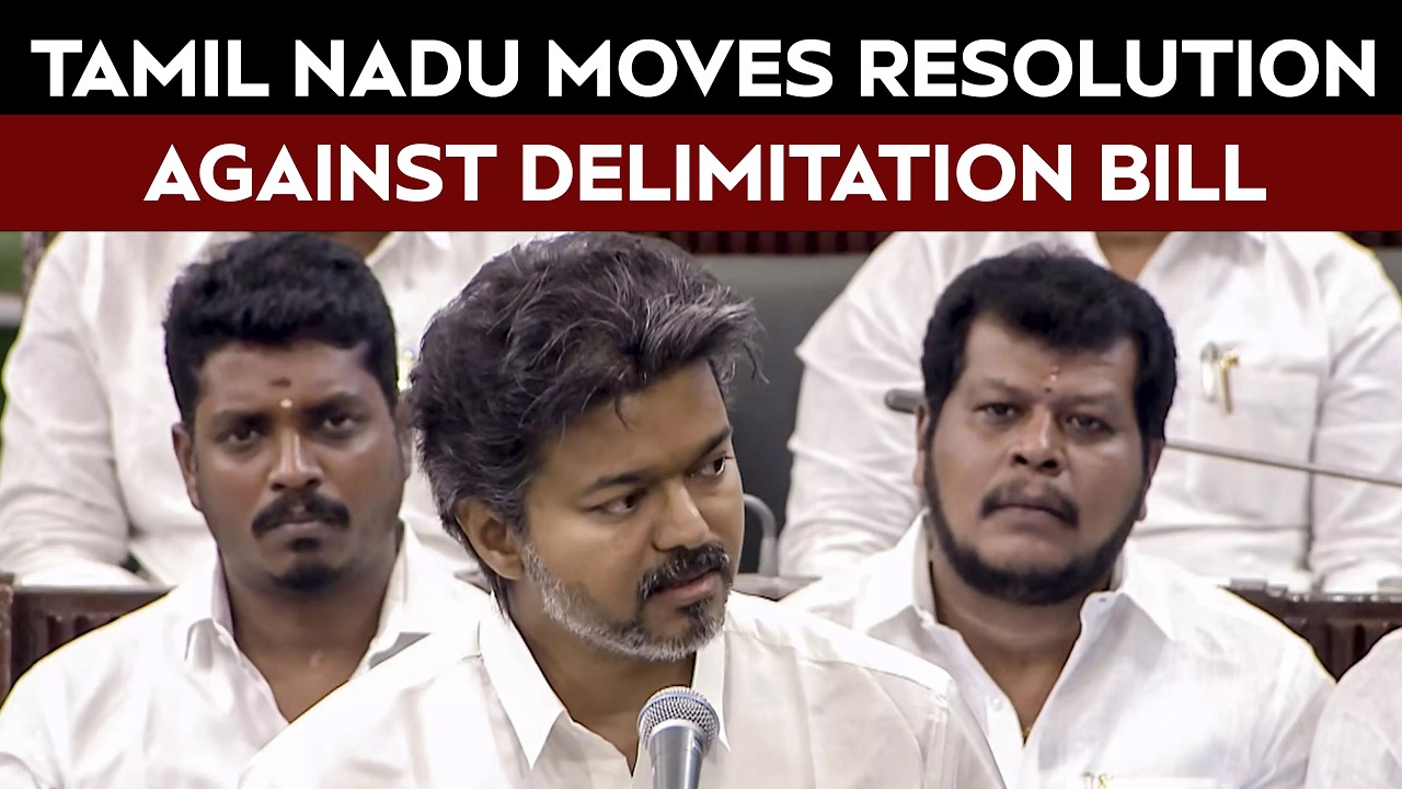 Tamil Nadu CM Vijay Moves Resolution Against Delimitation, Seeks No Change In 543 Lok Sabha Seats