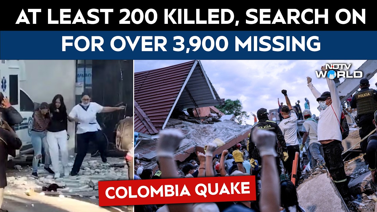 Colombia Searches For Over 3,900 Missing After Quake Kills At Least 181
