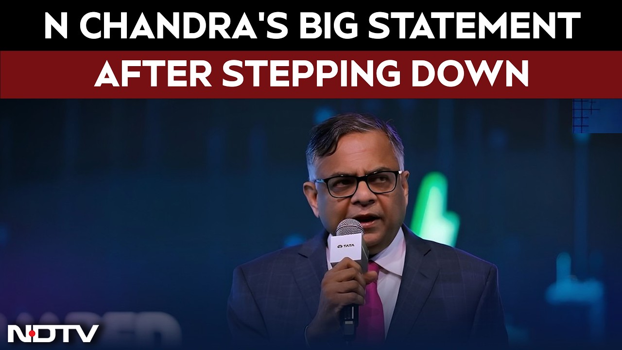 N Chandrasekaran Makes Statement After Resigning As Tata Sons Chairman