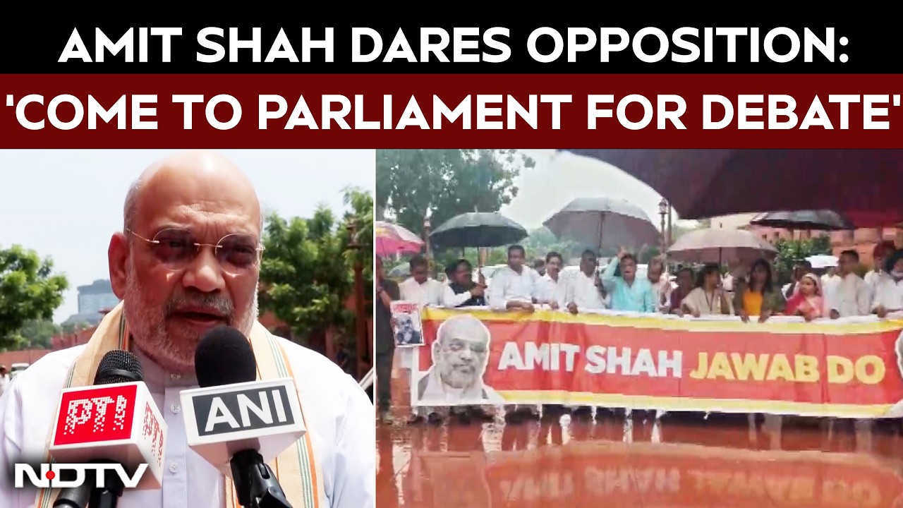 'Ready For Debate': Amit Shah Amid Opposition Clamour Over Delhi Protests