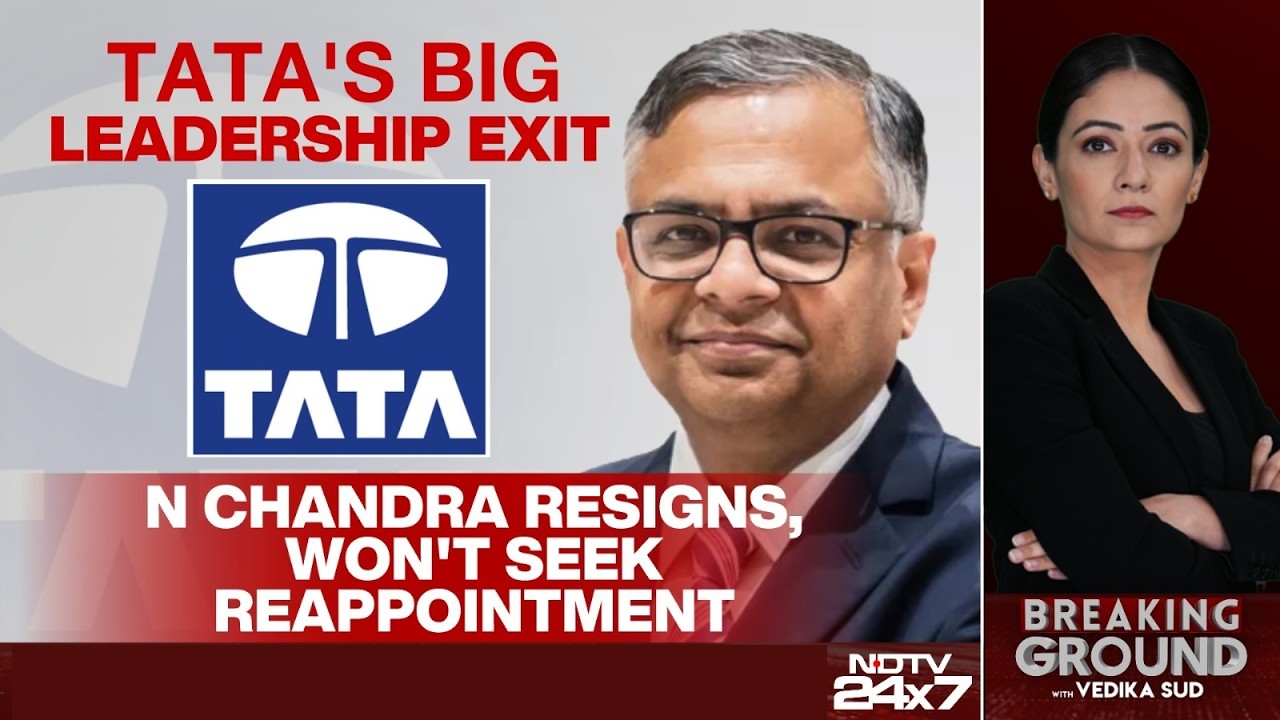 Tata Sons Chairman N Chandrasekaran Steps Down, Won't Seek Reappointment