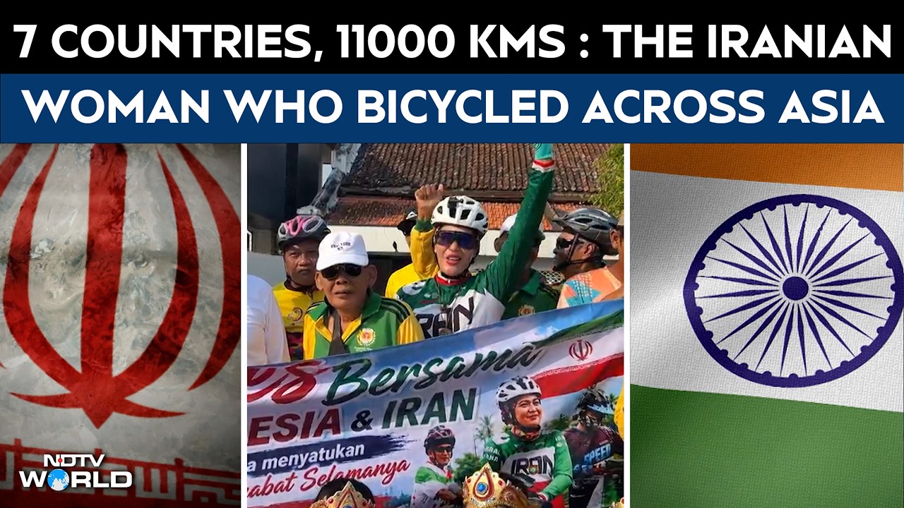 From A Forbidden Bike To 11,000 KMs : Iranian Woman Paddles Through 7 Countries Across Asia