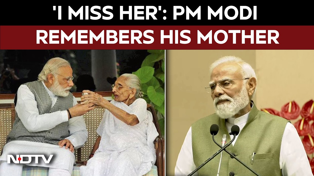 'I Miss Her': PM Modi Remembers His Mother