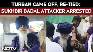 Turban Came Off, Re-Tied: Moment Sukhbir Badal's Attacker Was Arrested