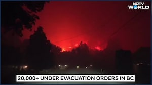 Canada Wildfires Rage In British Columbia, 20,000 Evacuated