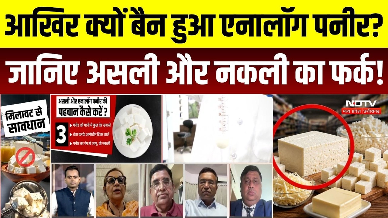 Analogue Paneer Ban In MP:आखिर क्यों बैन हुआ एनालॉग पनीर? जानिए असली और नकली का फर्क | CM Mohan