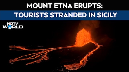 Mount Etna Erupts: Flights Suspended, Tourists Stranded In Sicily