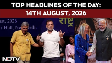 Rahul's Meloni 'Hug' Jibe At PM Modi Sparks Storm | Top Headlines Of 14th August, 2026