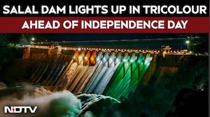 Tricolour Lights Up Salal Dam In Reasi