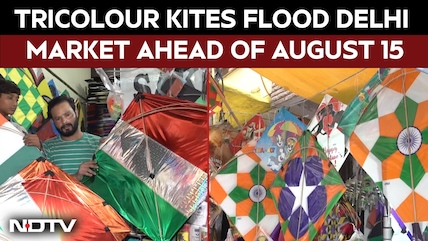 Delhi&rsquo;s Chand Mohalla Kite Market Buzzes With Tricolour Kites