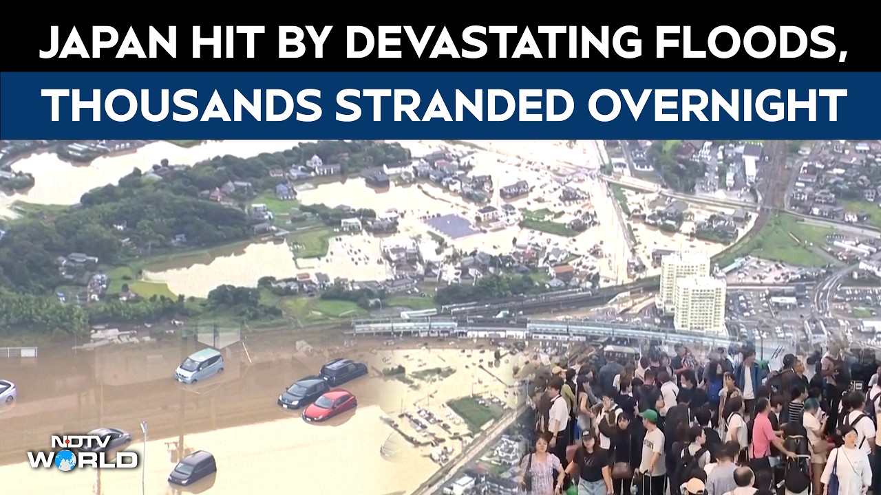 Japan Floods | Japan Hit by Devastating Floods, Thousands Stranded Overnight