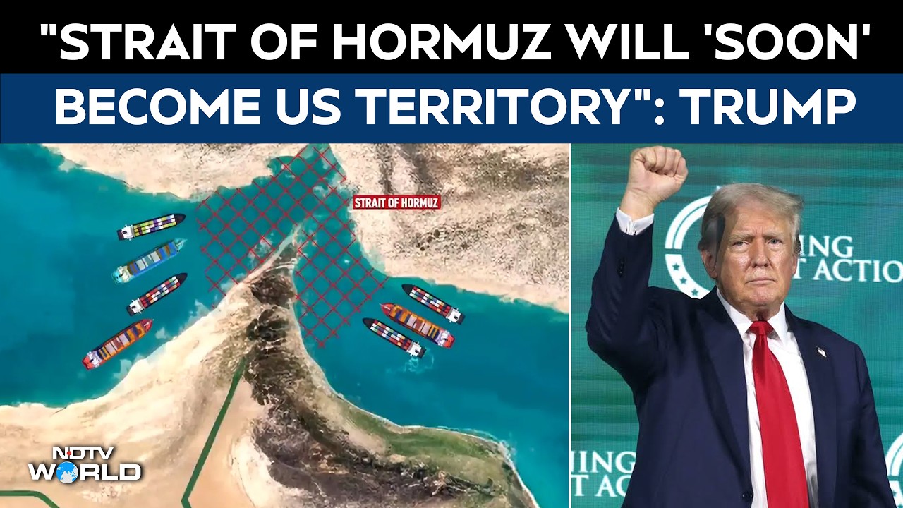 Trump Says Will "Soon" Declare Strait Of Hormuz US Territory