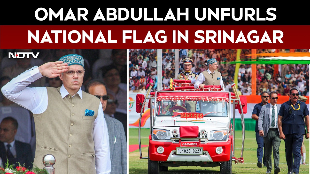 Independence Day 2026 | J&K CM Omar Abdullah Hoists National Flag In Srinagar
