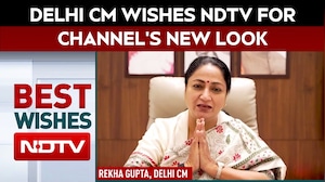 Delhi CM Wishes NDTV As Channel Unveils New Identity