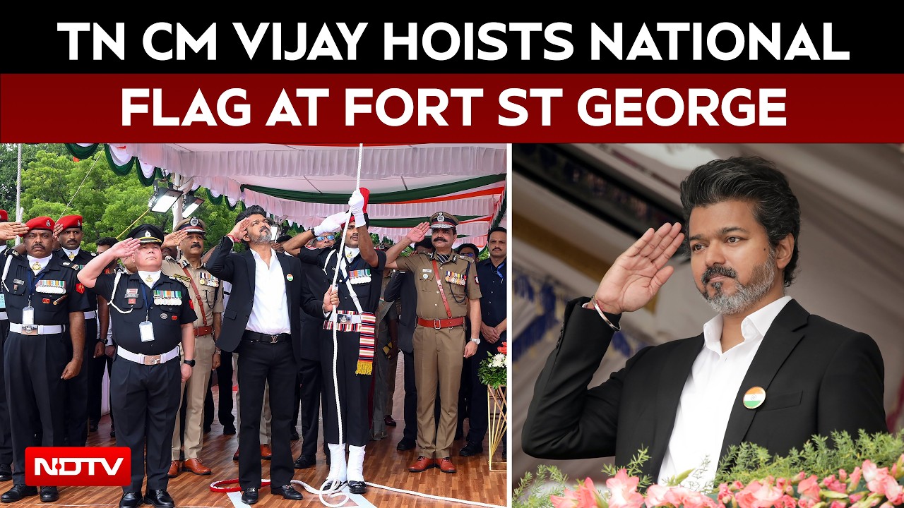 Independence Day 2026 | Tamil Nadu CM Vijay Calls For Corruption-Free Governance In I-Day Address