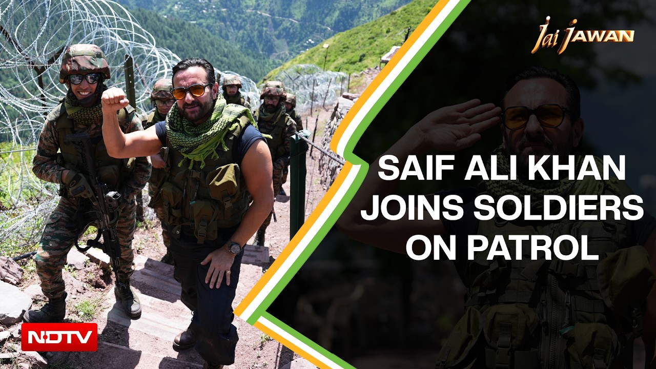 Saif Ali Khan At The LoC: The Mantra That Keeps Soldiers Going
