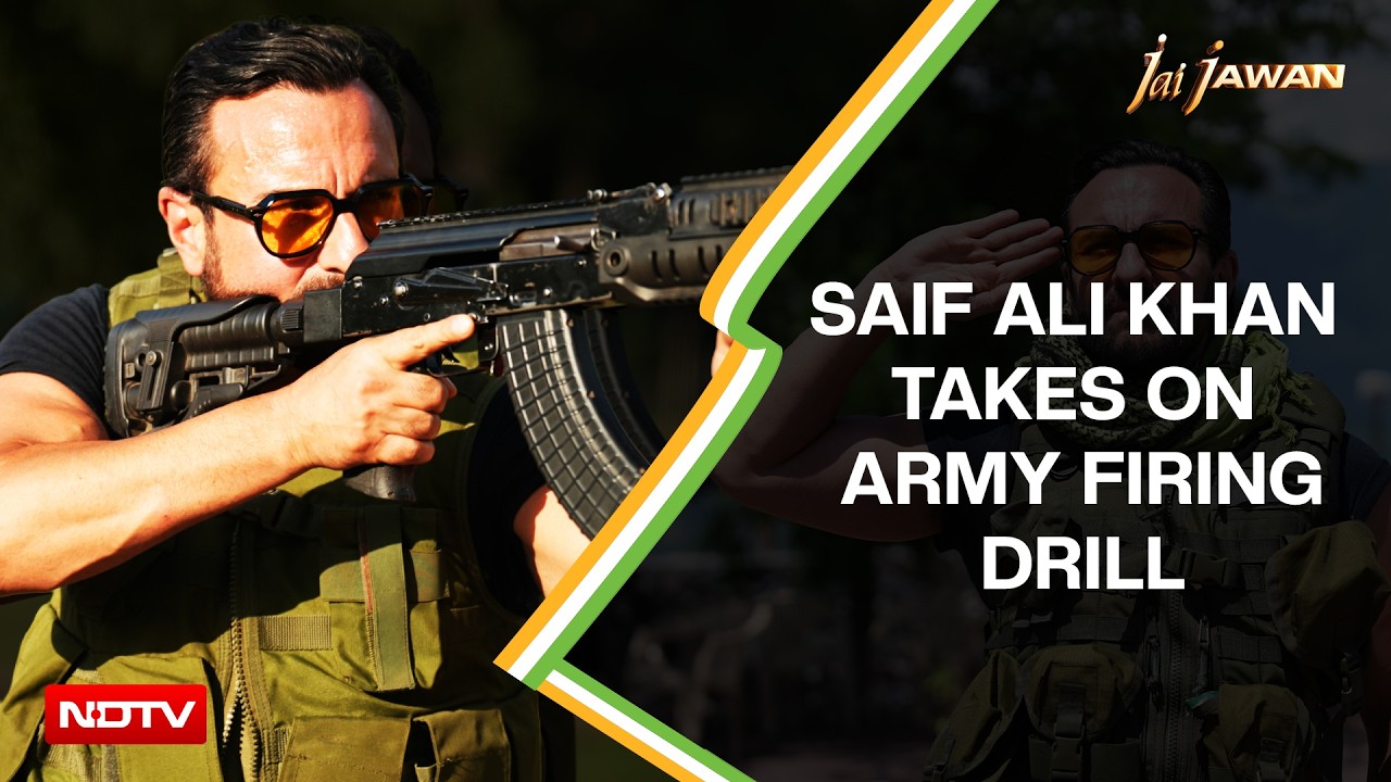 'That Was Tiring': Saif Ali Khan Takes On An Army Firing Drill