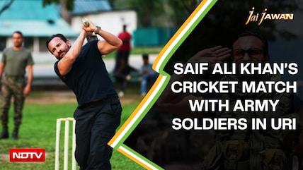 Jai Jawan | Saif Ali Khan's Cricket Match With Army Soldiers In Uri