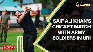 Jai Jawan | Saif Ali Khan's Cricket Match With Army Soldiers In Uri