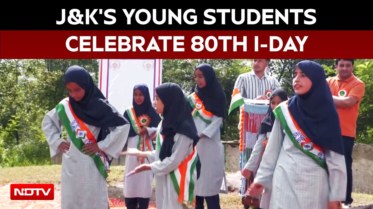 J&K’s Young Students Celebrate 80th Independence Day With Indian Army