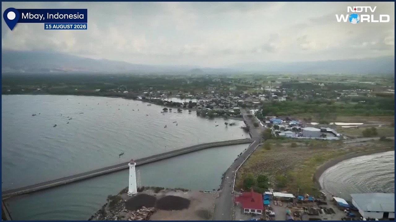Indonesia  Earthquake | Drone Visuals Show Damage After 7.7-Magnitude Quake Hits Indonesia