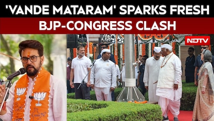 BJP Alleges Congress Leaders Signalled To Stop 'Vande Mataram', Party Denies