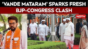 BJP Alleges Congress Leaders Signalled To Stop 'Vande Mataram', Party Denies