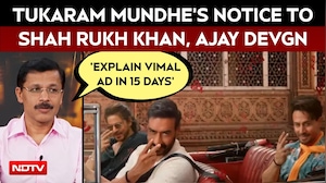 'Explain Vimal Ad In 15 Days': Tukaram Mundhe's Notice To Shah Rukh Khan, Ajay Devgn, Tiger Shroff