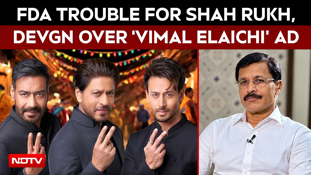 Video: Maharashtra FDA Chief Mundhe Issues Notice To Shah Rukh, Ajay Devgn & Tiger Over Vimal Elaichi Ad