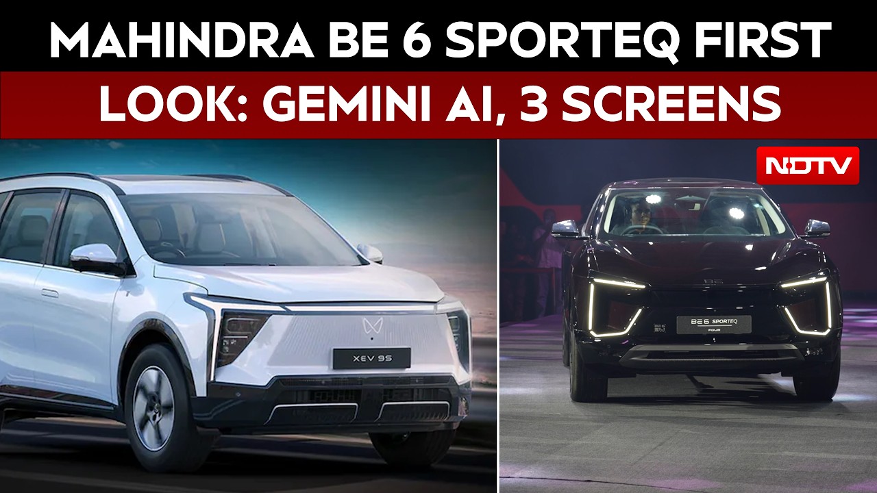 Mahindra BE 6 SPORTEQ First Look: Gemini AI, 3 Screens & Smarter Tech!