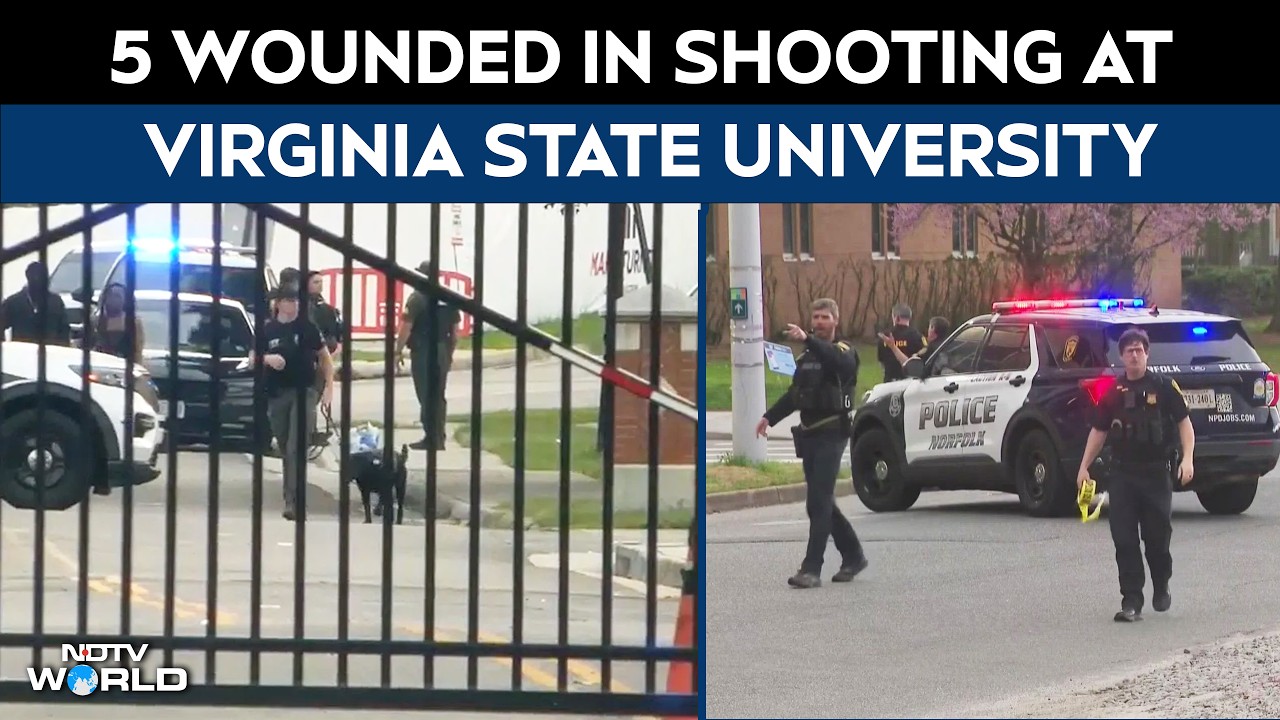 Video: 5 Wounded In Shooting At Virginia State University, Campus On Lockdown As Police Probes