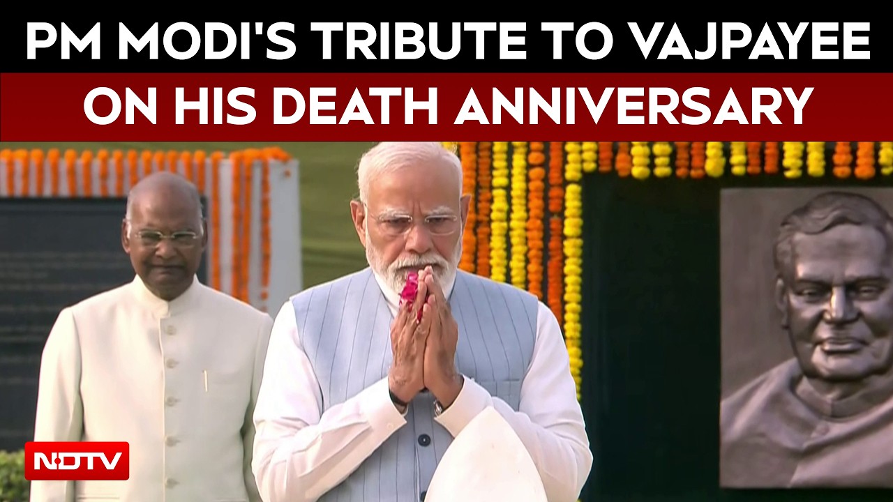 PM Modi Pays Tribute To Atal Bihari Vajpayee On His Death Anniversary
