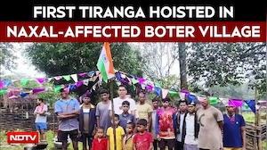 Chattisgarh News | Tiranga Flies For First Time In Naxal-Affected Boter Village