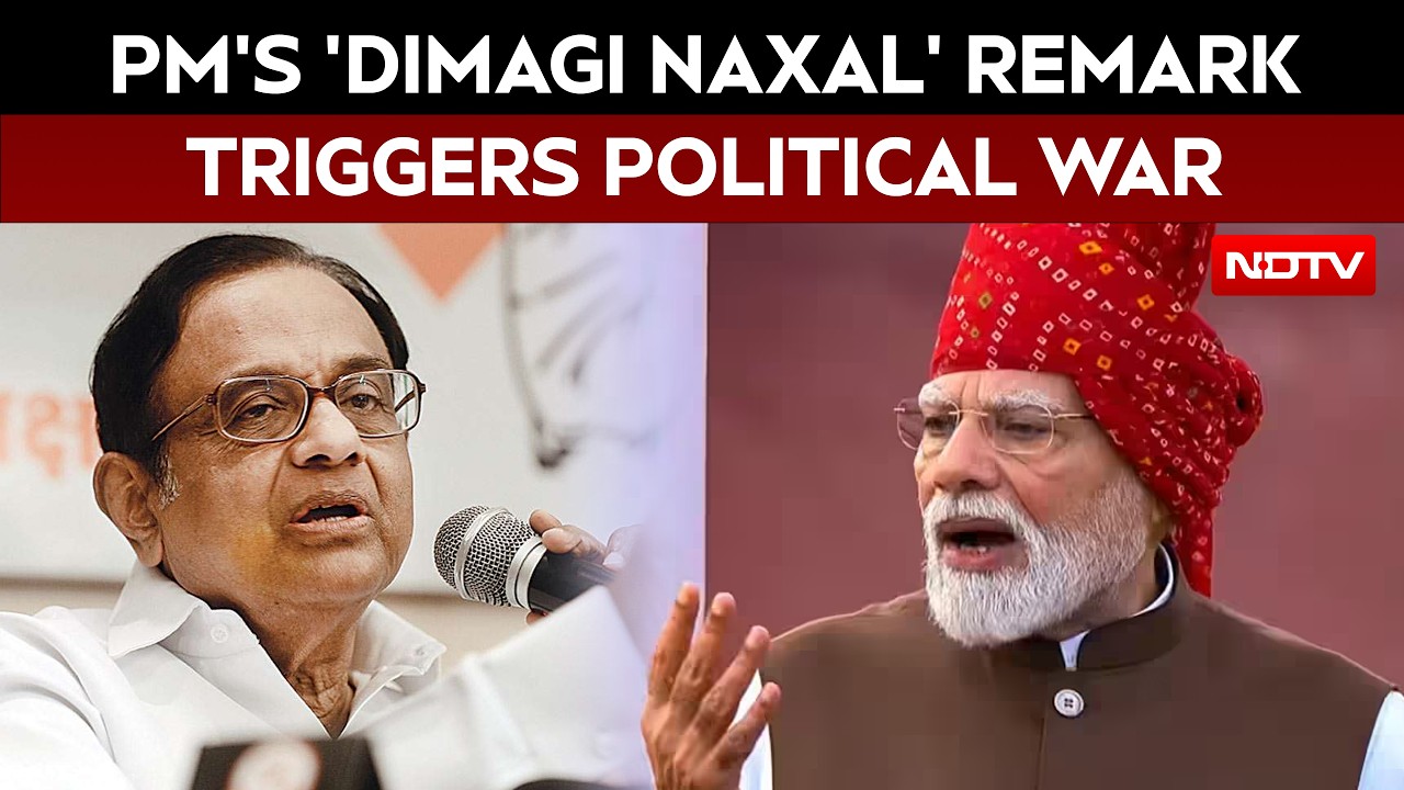 BJP-Congress Faceoff Over ‘Dimagi Naxal’ Remark After PM Modi’s Speech