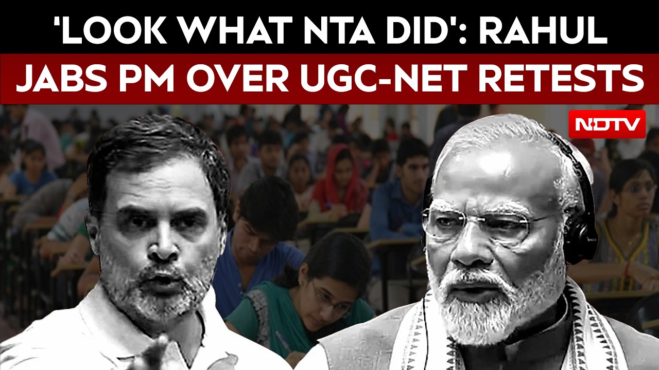 'Look What Your Testing Agency Did': Rahul Gandhi Jabs PM On UGC-NET Retests