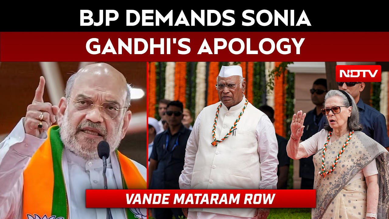 Vande Mataram Row Intensifies: BJP Demands Sonia Gandhi Apology, Legal Action