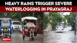 Heavy Rains Trigger Severe Waterlogging In Prayagraj, Homes Submerged
