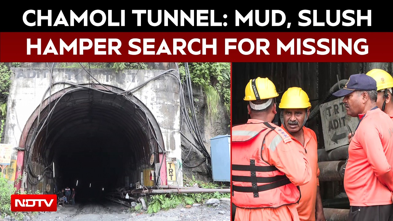 Mud & Slush Hamper Search Operation For Missing Workers