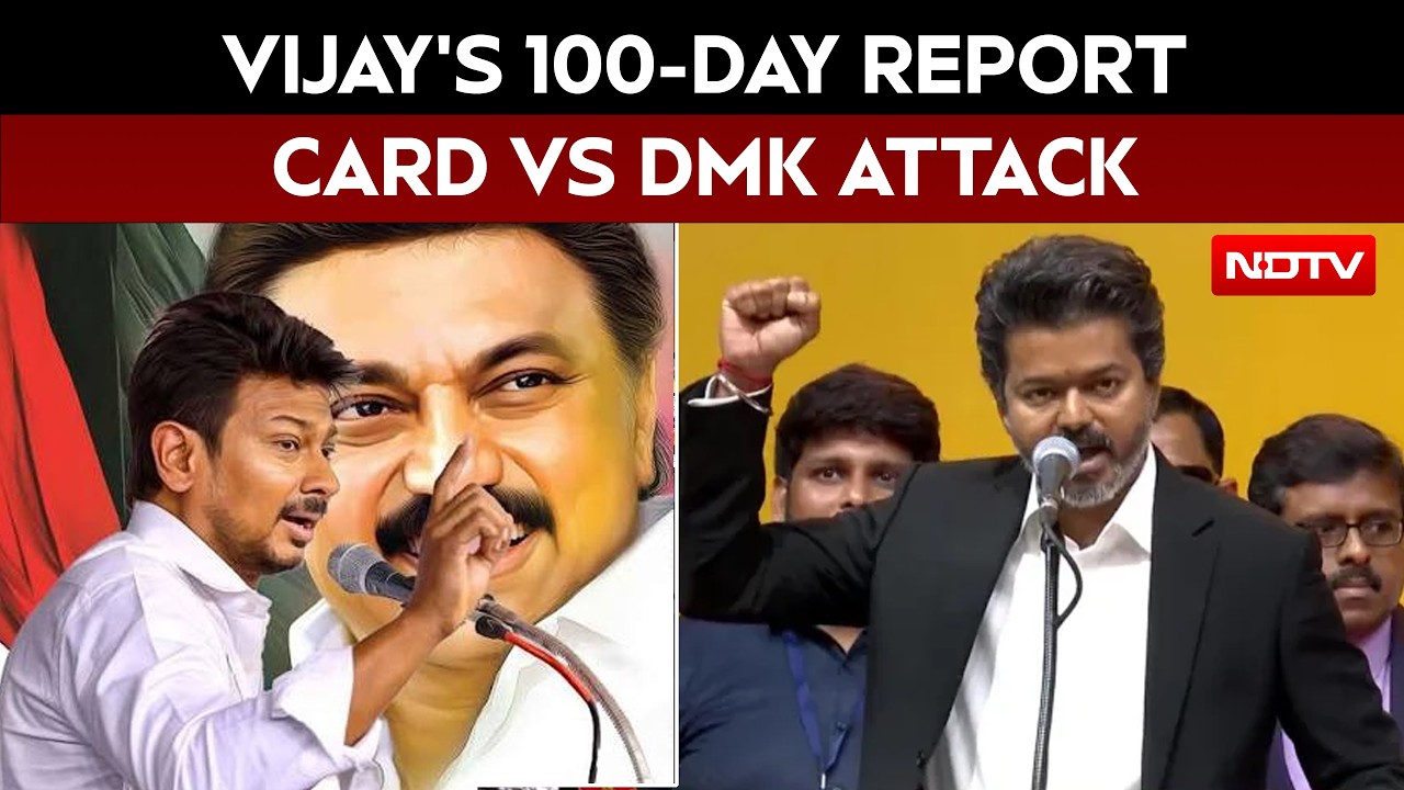 Vijay Government At 100 Days: DMK’s Udhayanidhi Launches Sharp Attack