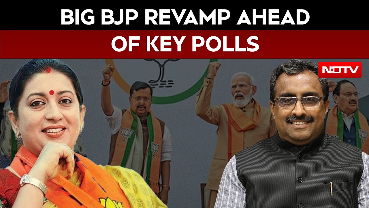 Smriti Irani, Vasundhara Raje's Big Comeback In BJP Revamp Ahead Of Key Polls