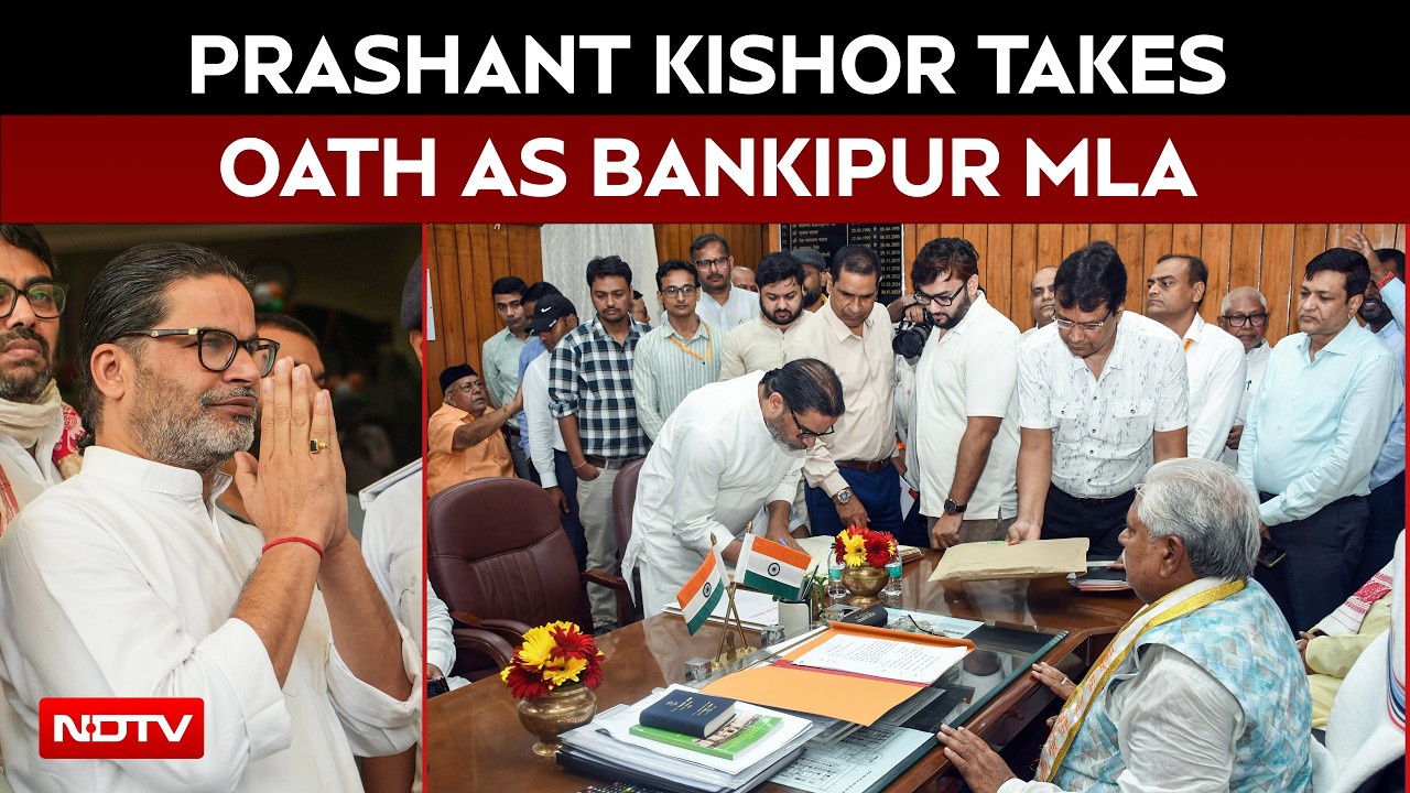 Bankipur MLA-elect Prashant Kishor Takes Oath In Bihar Assembly